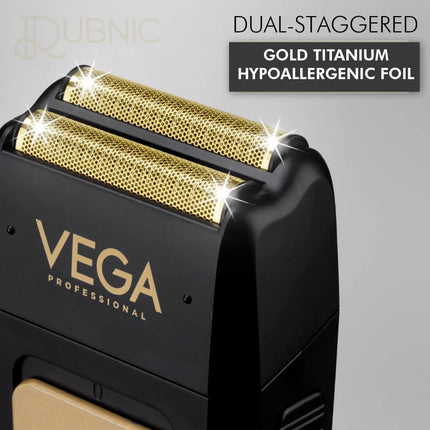 VEGA Professional Pro Shave Hair Shaver with Gold Titanium