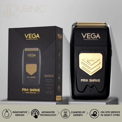 VEGA Professional Pro Shave Hair Shaver with Gold Titanium