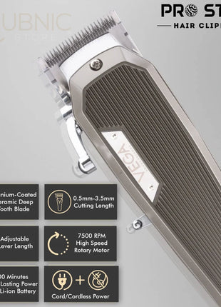 VEGA Professional Pro Star Hair Clipper VPPHC-04 Grey - HAIR