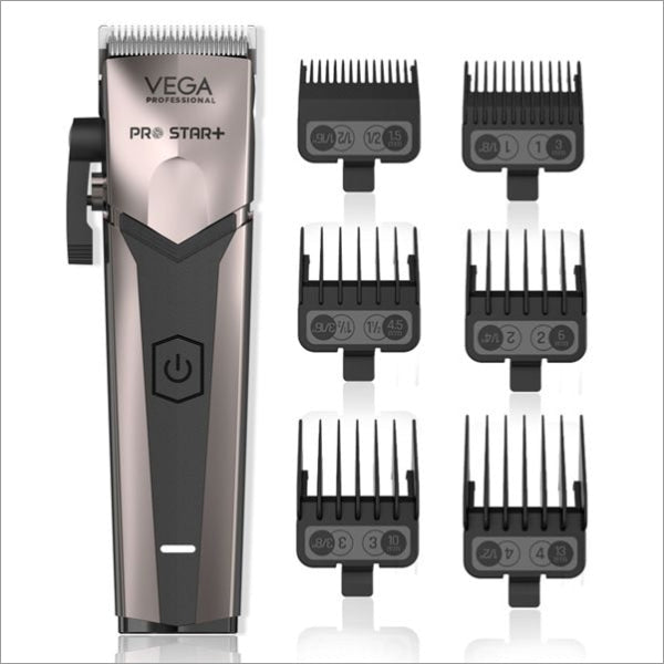 a close up of a hair clipper with six combs