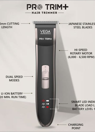 a diagram of a hair trimmer with instructions