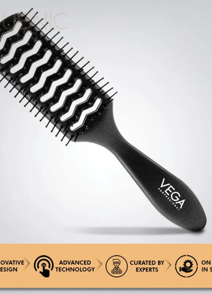 Vega Professional Vent Hair Brush (VPPHB-08) Black - Hair