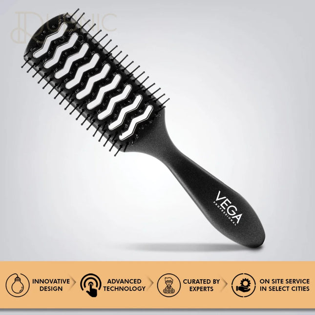 Vega Professional Vent Hair Brush (VPPHB-08) Black - Hair
