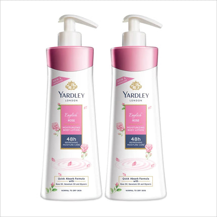 Yardley London English Rose Body Lotion 350ml Pack of 2 -