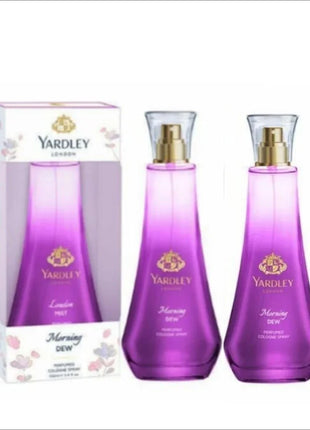 YARDLEY Morning DEW PERFUME 100 ml - PACK OF 2 50 ML -