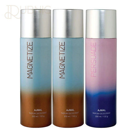 Ajmal 2 Magnetize & Persuade Deodorant Combo Pack of 3