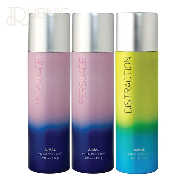 Ajmal 2 Persuade & Distraction Deodorant Combo Pack of 3