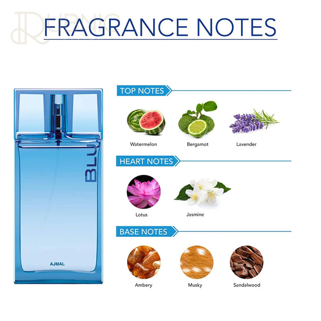 Ajmal Blu PERFUME 90ML - PERFUME