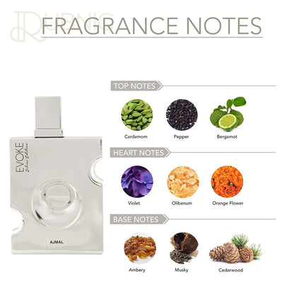 Ajmal Evoke Silver Edition perfume 90ML - PERFUME