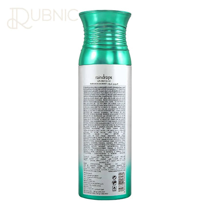Ajmal Raindrops Perfume Deodorant 200ml - BODY SPRAY
