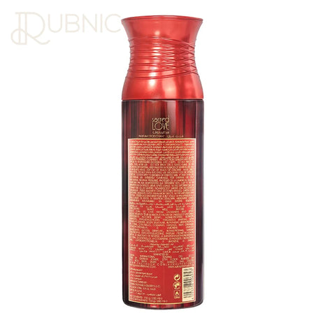 Ajmal Sacred Love Perfume Deodorant 200ml - BODY SPRAY