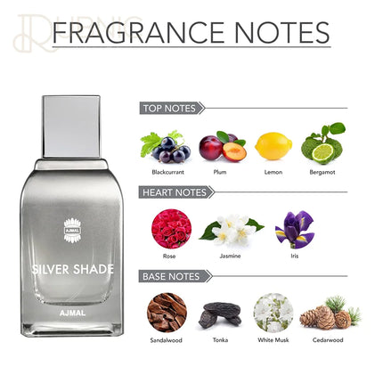 Ajmal Silver Shade perfume 100ML - PERFUME