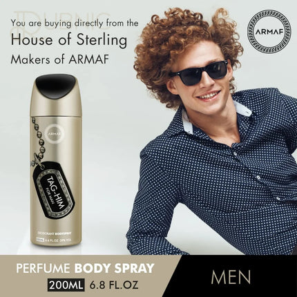 Armaf Perfume TAG HIM Body Spray 200ml - BODY SPRAY
