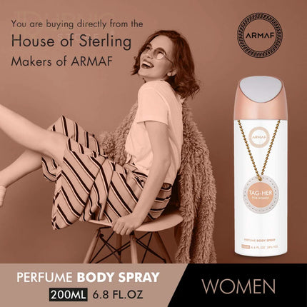 Armaf Tag Her Perfume Body Spray 200ML - BODY SPRAY