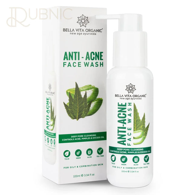 Bella Vita Organic Anti Acne Face Wash 100 Ml - face wash