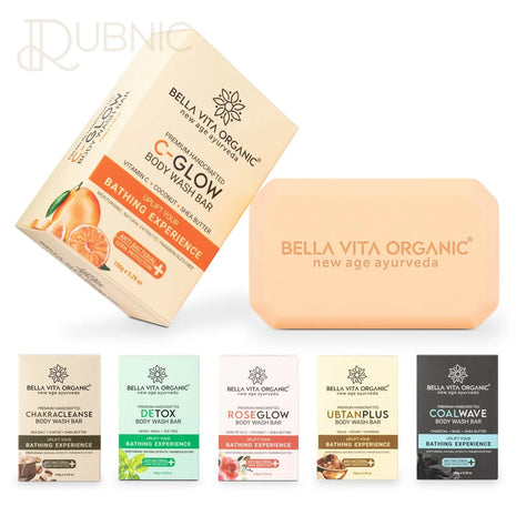 Bella Vita Organic C-Glow Body Wash Bar Natural Soap 150gm -