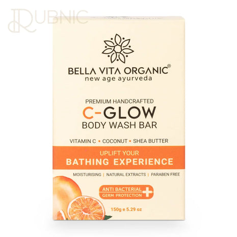 Bella Vita Organic C-Glow Body Wash Bar Natural Soap 150gm -