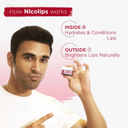 Bella Vita Organic NicoLips Lip Scrub Balm 20 g - LIP SCRUB