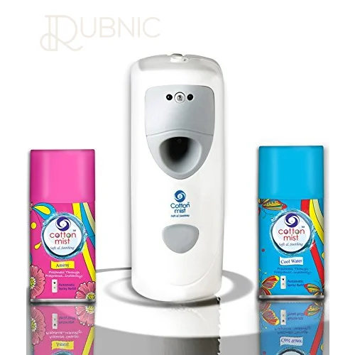 Cotton Mist Automatic Air Freshener Dispenser with 2 Refills