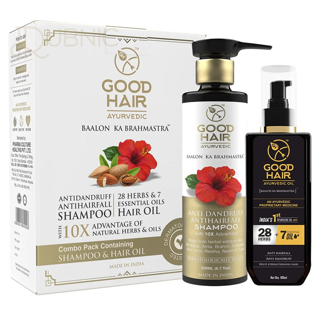 Good Hair Ayurvedic Hair Oil+ Shampoo - SHAMPOO