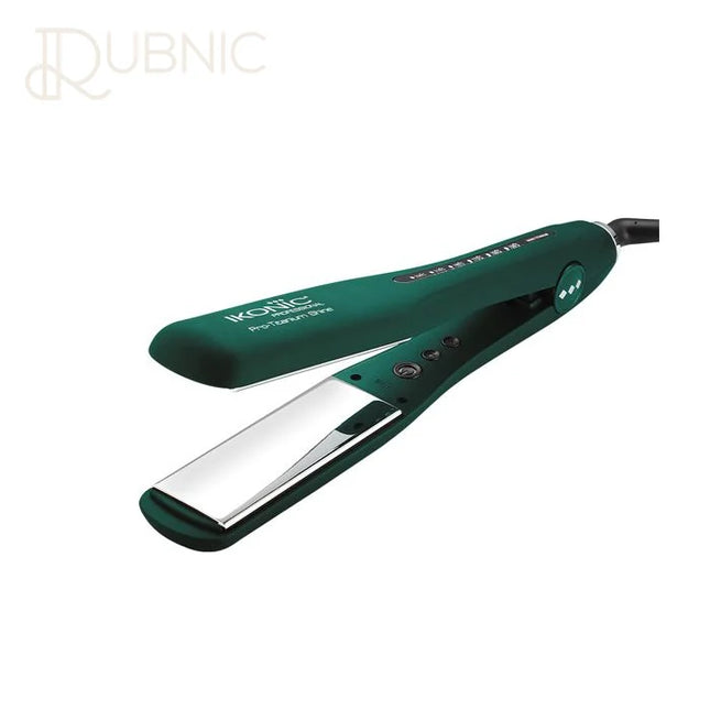 Ikonic Pro Titanium Shine Hair Straightener - Emerald - Hair