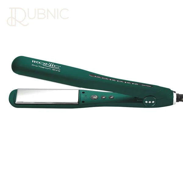 Ikonic Pro Titanium Shine Hair Straightener - Emerald - Hair