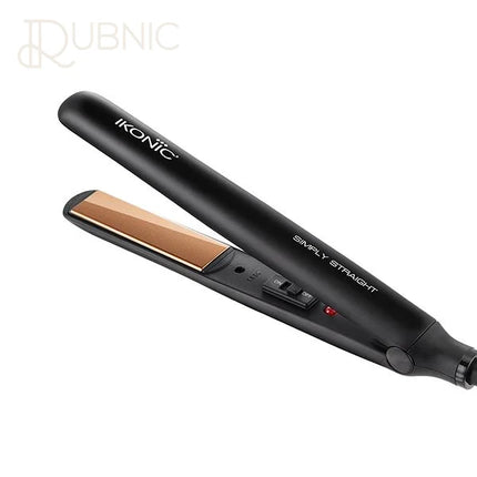 IKONIC Simply Straight Hair Straightener (Black & Golden) -