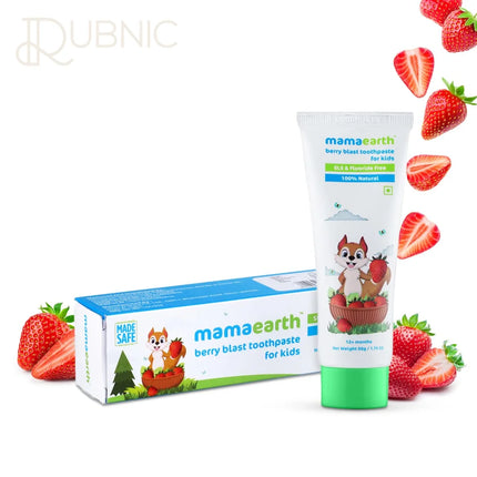 Mamaearth 100% Natural Berry Blast Kids Toothpaste 50 Gm -