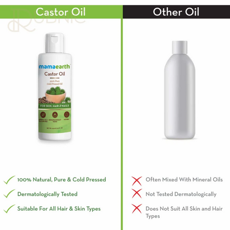 Mamaearth 100% Pure Castor Oil 150 ML - HAIR OIL