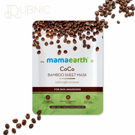 Mamaearth Coco Bamboo Sheet Mask 25 GM - SHEET MASK