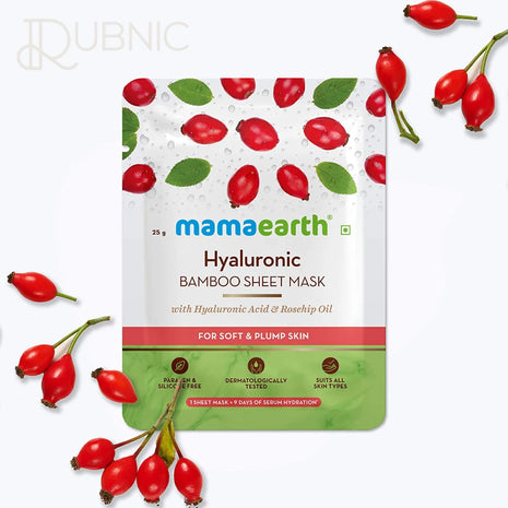 Mamaearth HYALURONIC BAMBOO Sheet Mask 25GM - SHEET MASK