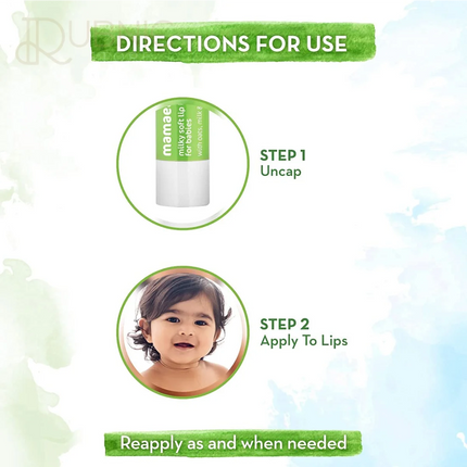 Mamaearth Natural Milky Soft Lip Balm for Kids - BABY LIP