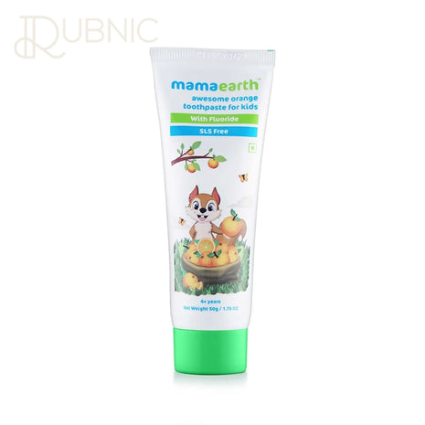 Mamaearth Natural Toothpaste Orange 50Gm - BABY TOOTHPASTE