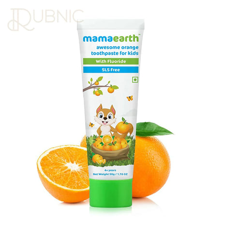 Mamaearth Natural Toothpaste Orange 50Gm - BABY TOOTHPASTE