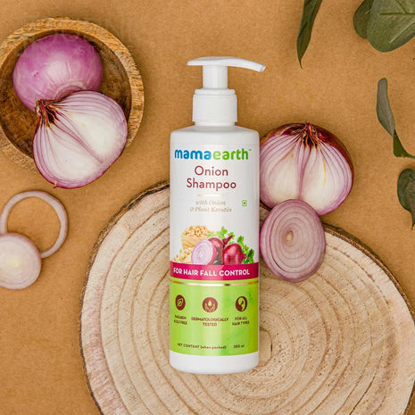 Mamaearth Onion Hair Fall Shampoo 250ml - SHAMPOO