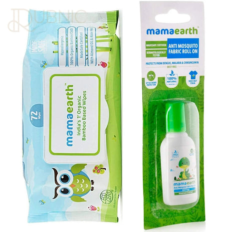 Mamaearth Organic Bamboo Based Baby Wipes 72 pcs änd Anti