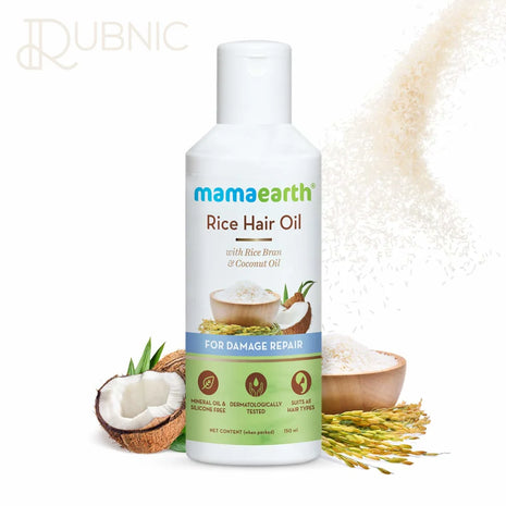 Mamaearth Rice Hair Oil 150ml - HAIR OIL