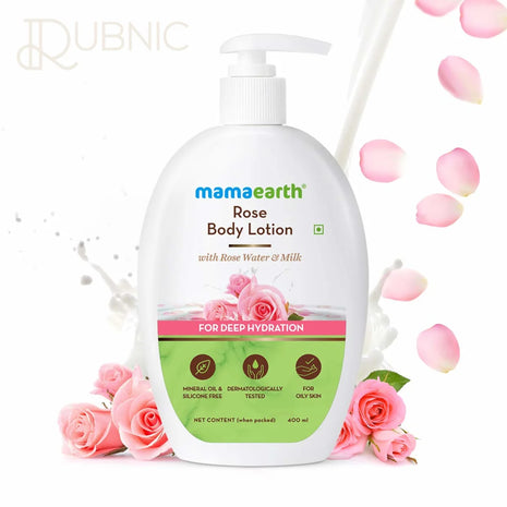 Mamaearth Rose Body Lotion 400ml - BODY BUTTER LOTION