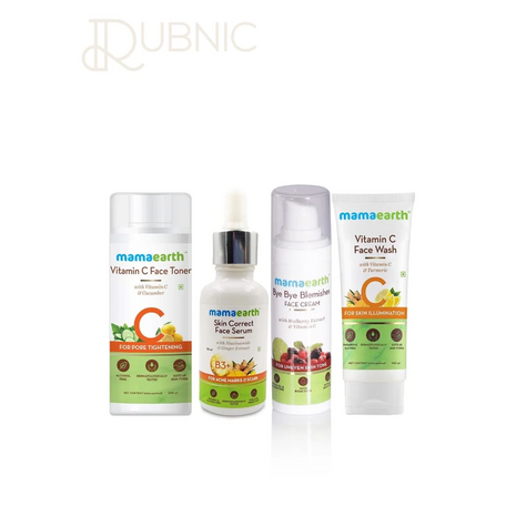 Mamaearth Sustainable Set of Face Cream Face Serum Vitamin C