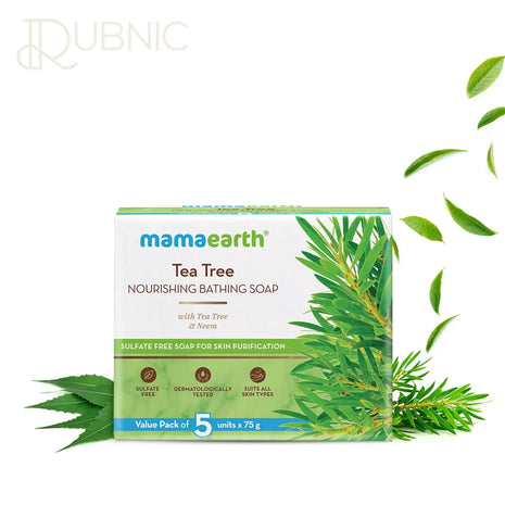 Mamaearth Tea Tree Nourishing Bathing Soap 390 g - BATH SHOP