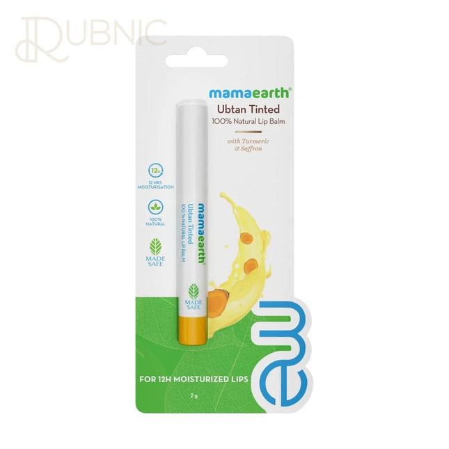 Mamaearth Ubtan Tinted 100% Natural Lip Balm 2 g - LIP BALM