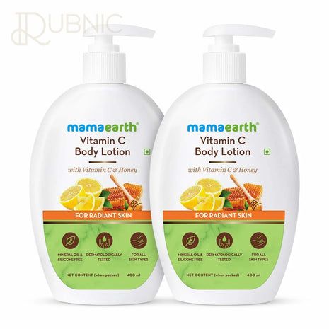 Mamaearth Vitamin C Body Lotion 400*2 - BODY BUTTER LOTION