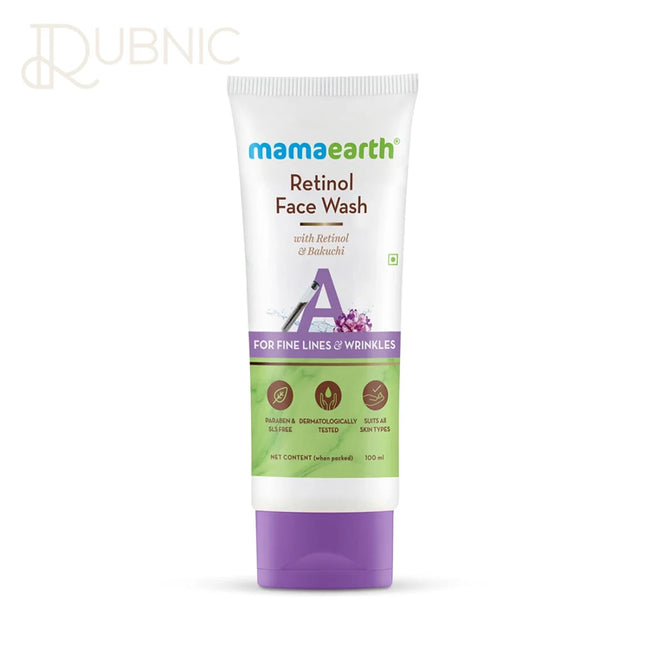 MAMAEARTH’S RETINOL FACE WASH 100ML - face wash