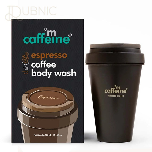 mCaffeine Coffee & AHA Exfoliating Body Wash 300ml - BODY