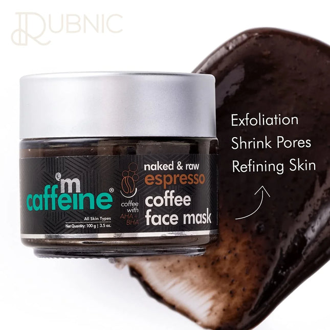 mCaffeine Exfoliating Espresso Coffee Face mask 100gm - FACE