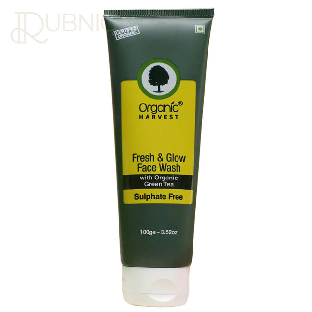 Organic Harvest Fresh & Glow Face Wash 100ml - face wash