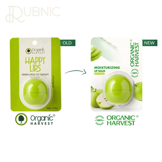 Organic Harvest Green Apple Flavour 10gm - LIP BALM