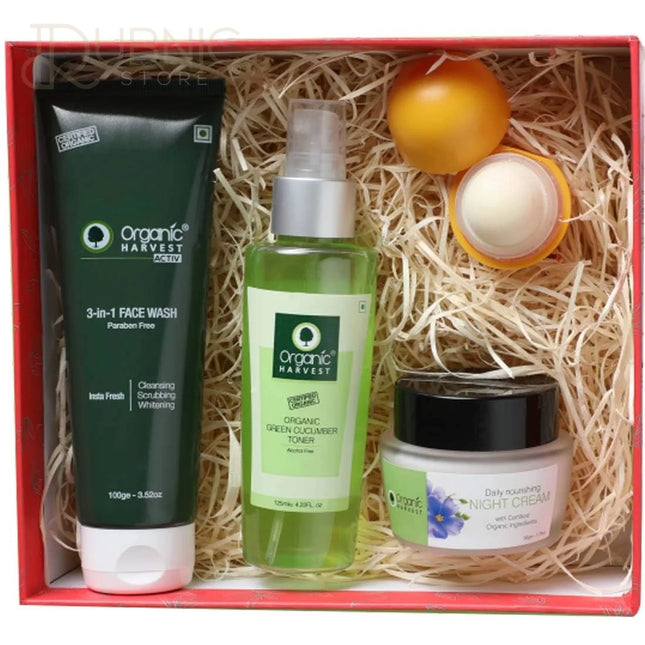 Organic Harvest Night Care Gift Kit for Women & Girls