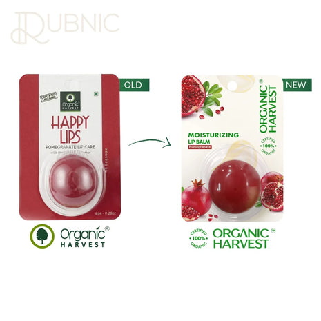 Organic Harvest Pomegranate Lip Balm 10 gm - LIP BALM