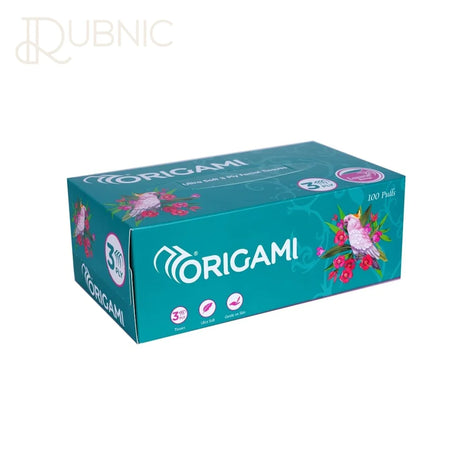 Origami Luxuria 3 Ply Facial Tissue Paper 100 Pulls Per Box